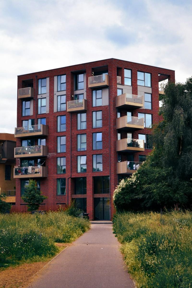 karavan ve gayrimenkul kiralama ile ilgili modern konutlar ve kiracı hareketliliğini gösteren görsel