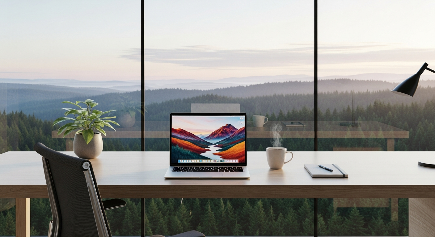 piyasa takibi A sleek modern workspace with multiple screens showing real-time market data, luxury automatic watches displayed prominently on the desk, illuminated by soft ambient lighting